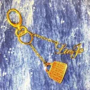 LIU JO Italian charming keychain with logo,  Vintage from 1999
